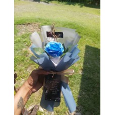 Buket Single Flowers Blue